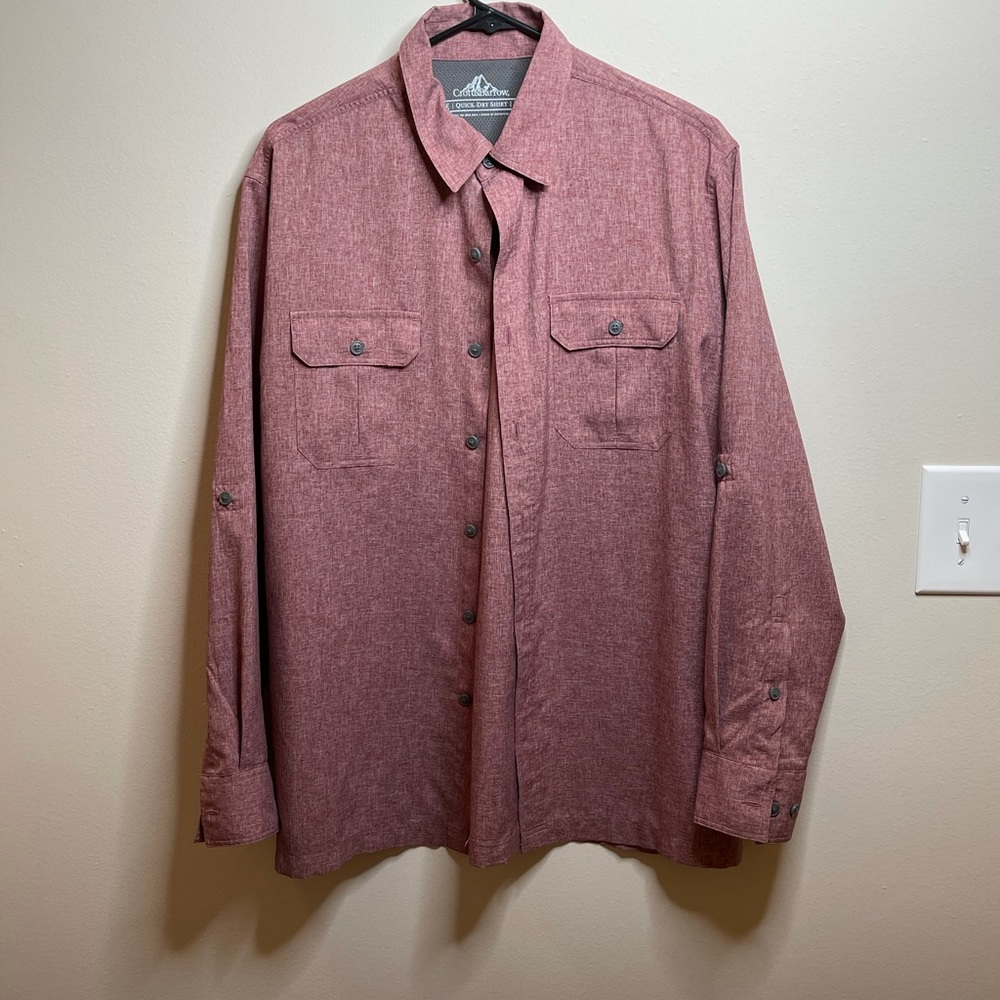 Craft and Barrow Quick Dry Button Down Size M - Picture 2 of 4